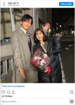 （左から）加瀬役の井浦新、しおり役の田中みな実　※ドラマ『最愛』公式インスタグラム