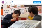 空（町田啓太）＆優（赤楚衛二）の“サシ飯”シーン　カット後の笑顔も注目　※ドラマ『SUPER RICH』公式インスタグラム