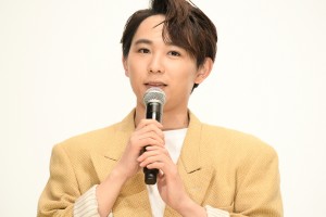 映画『雨に叫べば』舞台あいさつに登場した須賀健太