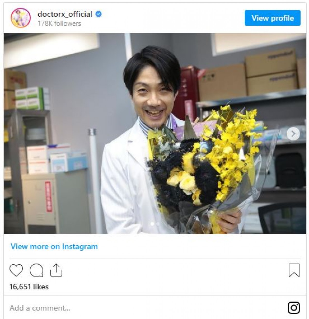 最終回の『ドクターX』“蜂須賀”野村萬斎、“ダンディ”な撮了ショットに反響