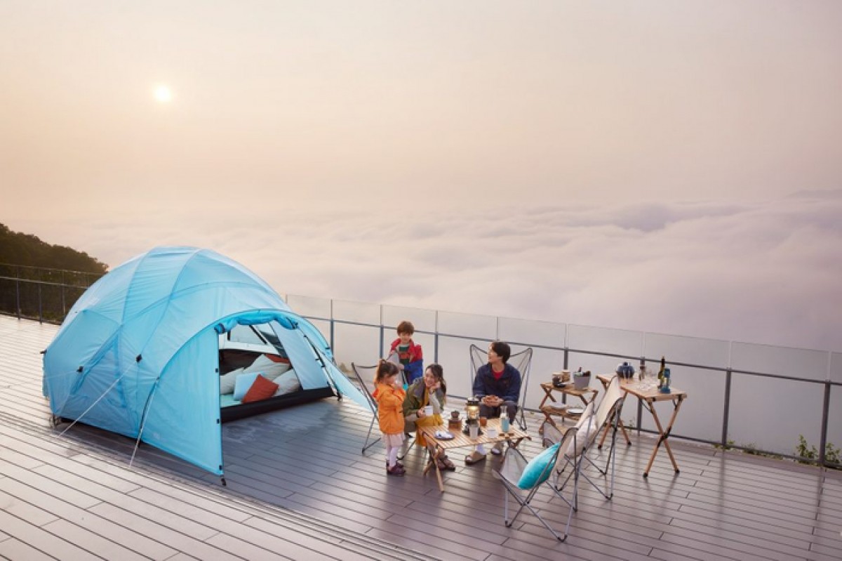 星野リゾート　雲海テラスキャンプ