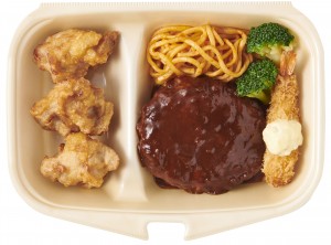 『チキン南蛮としょうが焼の人気コンビ定食』＆『ハンバーグとエビフライとから揚げの人気トリオ定食』