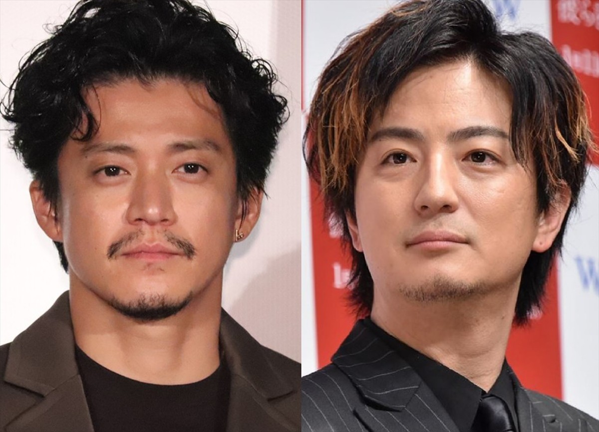 (左から)小栗旬、上地雄輔