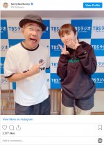 木梨憲武と渡辺満里奈　※「渡辺満里奈」インスタグラム