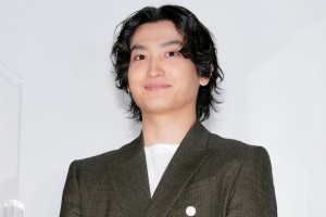 映画『私はいったい、何と闘っているのか』完成披露上映会に登場した金子大地