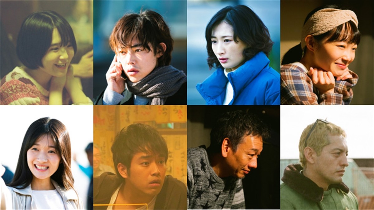 映画『ジャパニーズ スタイル/Japanese Style』に出演する(上段左から)日高七海、吉村界人、武田梨奈、佐藤玲、(下段左から)田中佐季、三浦貴大、山崎潤、フェルナンデス直行