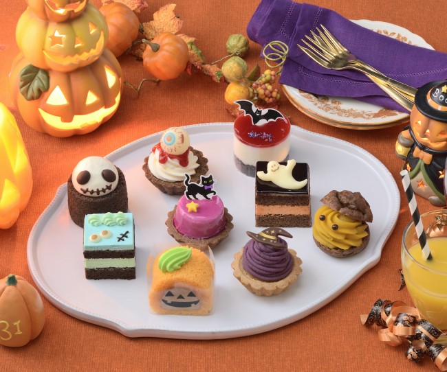 “コワかわ”なハロウィーン限定プチケーキ！　3日間限定で「銀座コージーコーナー」に登場