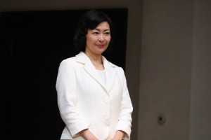 「『葵上』『弱法師』―「近代能楽集」より―」取材会に出席した中山美穂