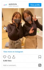 （左から）田中みな実、弘中綾香アナ※「あざとくて何が悪いの？」公式インスタグラム