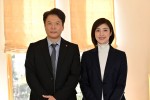 新春ドラマスペシャル『緊急取調室』に出演する（左から）田中哲司、天海祐希