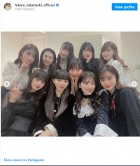 高橋ひかる、ガルプラ・川口ゆりなら「第14回国民的美少女コンテスト」同期の集合ショット　※「高橋ひかる」インスタグラム