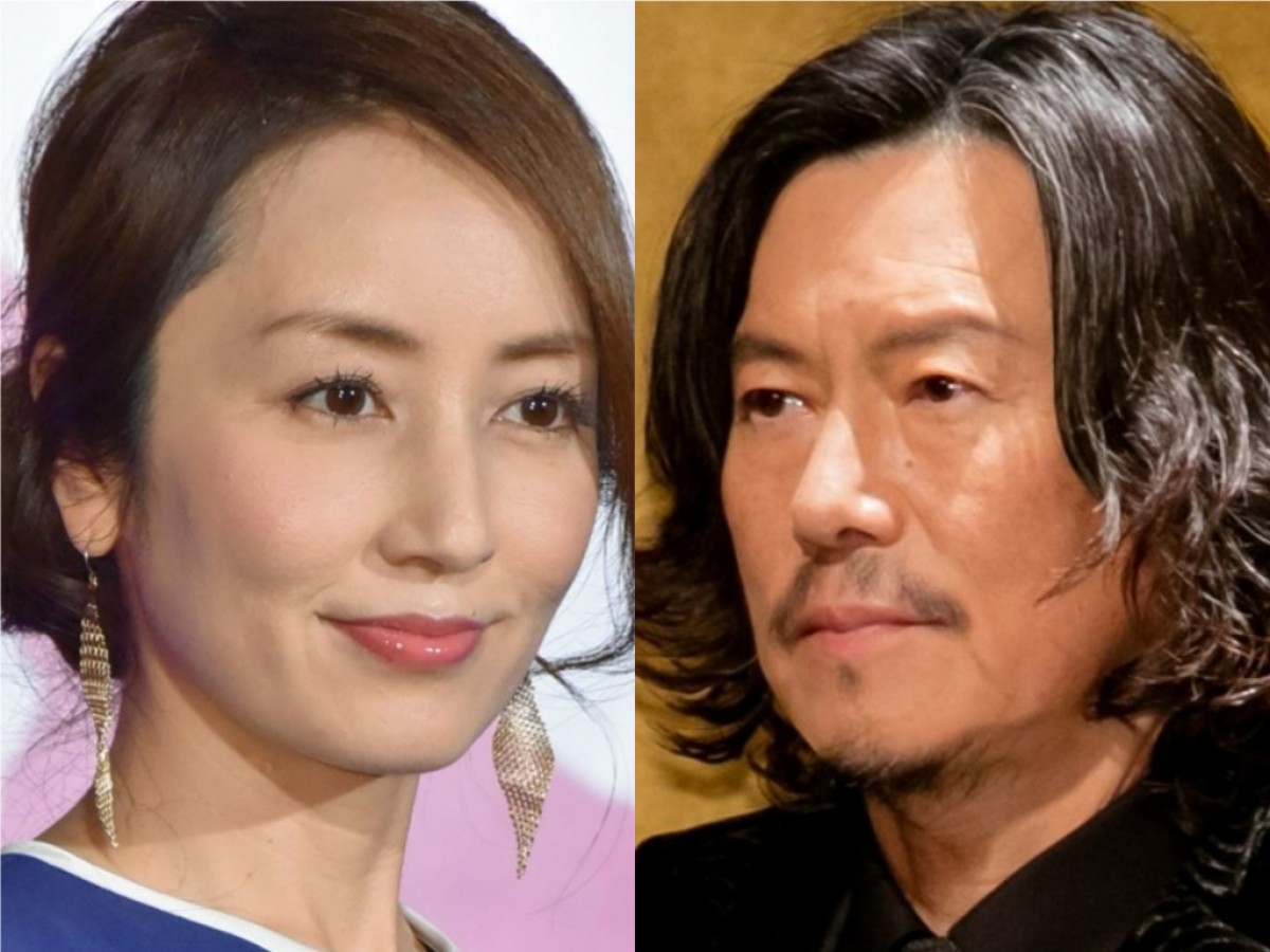 (左から)矢田亜希子、豊川悦司