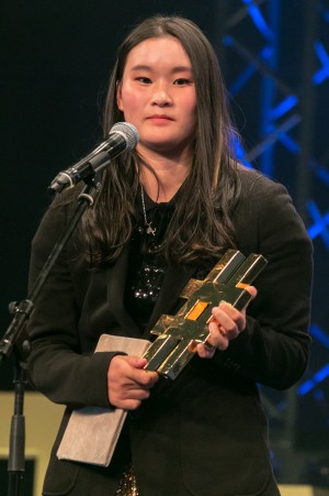 「＃Twitterトレンド大賞 2021」に出席した東京五輪スケートボード 女子パーク金メダリスト・四十住さくら