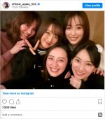 （上段左から）安座間美優、小松彩夏、泉里香（下段左から）沢井美優、北川景子　※「小松彩夏」インスタグラム