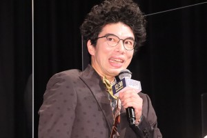 『99.9‐刑事専門弁護士‐ THE MOVIE』完成披露試写会に登場した片桐仁