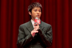 映画『燃えよ剣』完成報告イベントに登場した山田裕貴