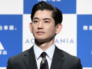 洋服の青山 新CMシリーズAOYAMANIA 公開記者発表会に登場した永山瑛太