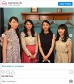 最強の同期4人組！　（左から）戸田恵梨香、臼田あさ美、大西礼芳、徳永えり　※ドラマ『ハコヅメ ～たたかう！交番女子～』公式インスタグラム