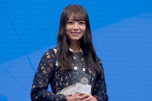 ゲーム『乃木坂的フラクタル』新CM発表会に登場した乃木坂46・北野日奈子