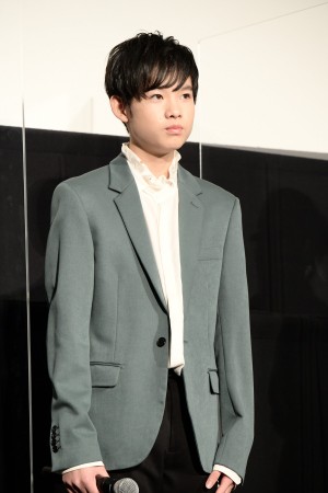 映画『CUBE 一度入ったら、最後』初日舞台あいさつに登場した田代輝