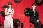 映画『劇場版 ルパンの娘』公開直前イベントに出席した（左から）深田恭子、瀬戸康史
