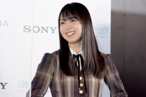 Xperia View×乃木坂46 VRコンテンツ発表会に登場した乃木坂46・賀喜遥香