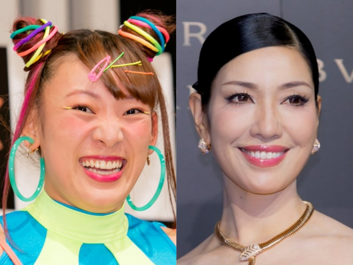 (左から)フワちゃん、アンミカ