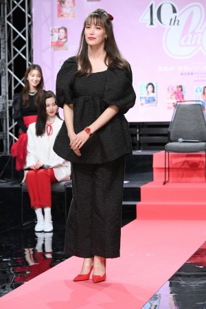 「CanCam 40th Birthday Night」メディア取材会に登場したトラウデン直美