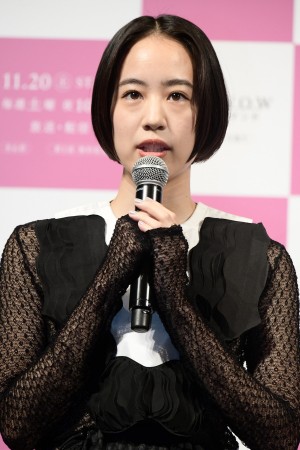 ドラマ『前科者－新米保護司・阿川佳代－』完成報告会に登場した石橋静河