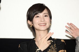 映画『テン・ゴーカイジャー』完成披露舞台あいさつに登場した市道真央