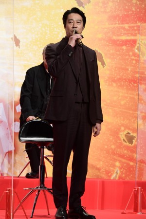 映画『土竜の唄 FINAL』完成報告会に登場した堤真一