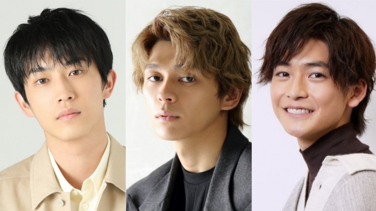 (左から)杉野遥亮、眞栄田郷敦、高橋文哉