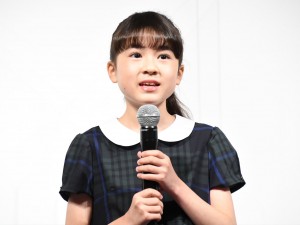 映画『ボス・ベイビー　ファミリー・ミッション』親子試写会に出席した新津ちせ