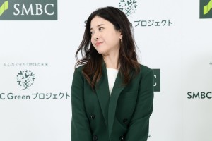 「SMBC Green プロジェクト」記者発表会に登場した吉高由里子