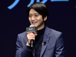 向井理、「フジコー ブルーデオ新 CM」発表会に登場