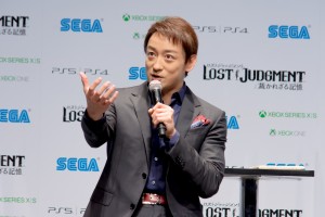 『LOST JUDGMENT：裁かれざる記憶』完成披露記者発表会に登場した山本耕史