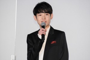 映画『CUBE 一度入ったら、最後』完成披露試写会に出席した田代輝