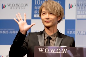 『WOWOW×東海テレビ共同製作連続ドラマ准教授・高槻彰良の推察 Season2』完成報告会に登場した小池徹平