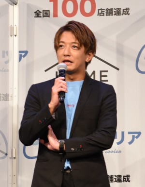 メンズクリア 全国100店舗達成記念 新商品発表会に登場した大倉士門