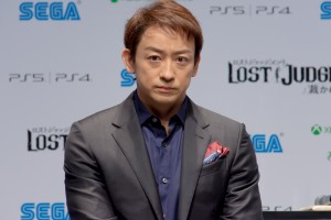 『LOST JUDGMENT：裁かれざる記憶』完成披露記者発表会に登場した山本耕史