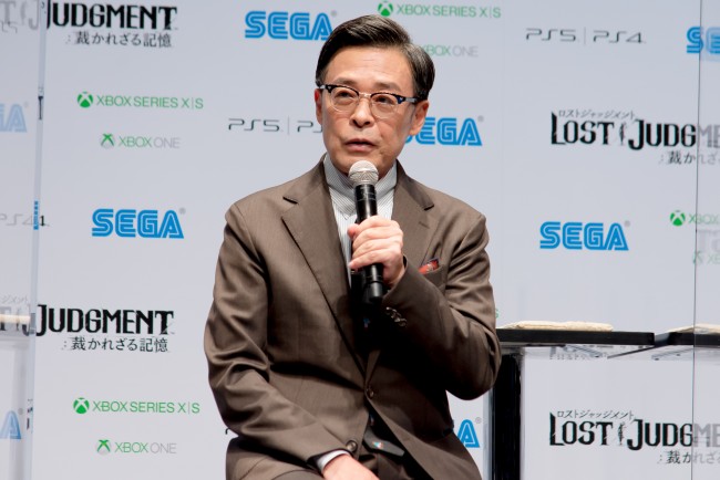 【本イベント以外NG】『LOST JUDGMENT：裁かれざる記憶』完成披露記者発表会 20210910