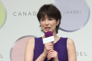 吉瀬美智子、「CANADEL 新CM発表会」に登場
