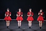 つばきファクトリー・新メンバー（左から）豫風瑠乃、福田真琳、八木栞、河西結心