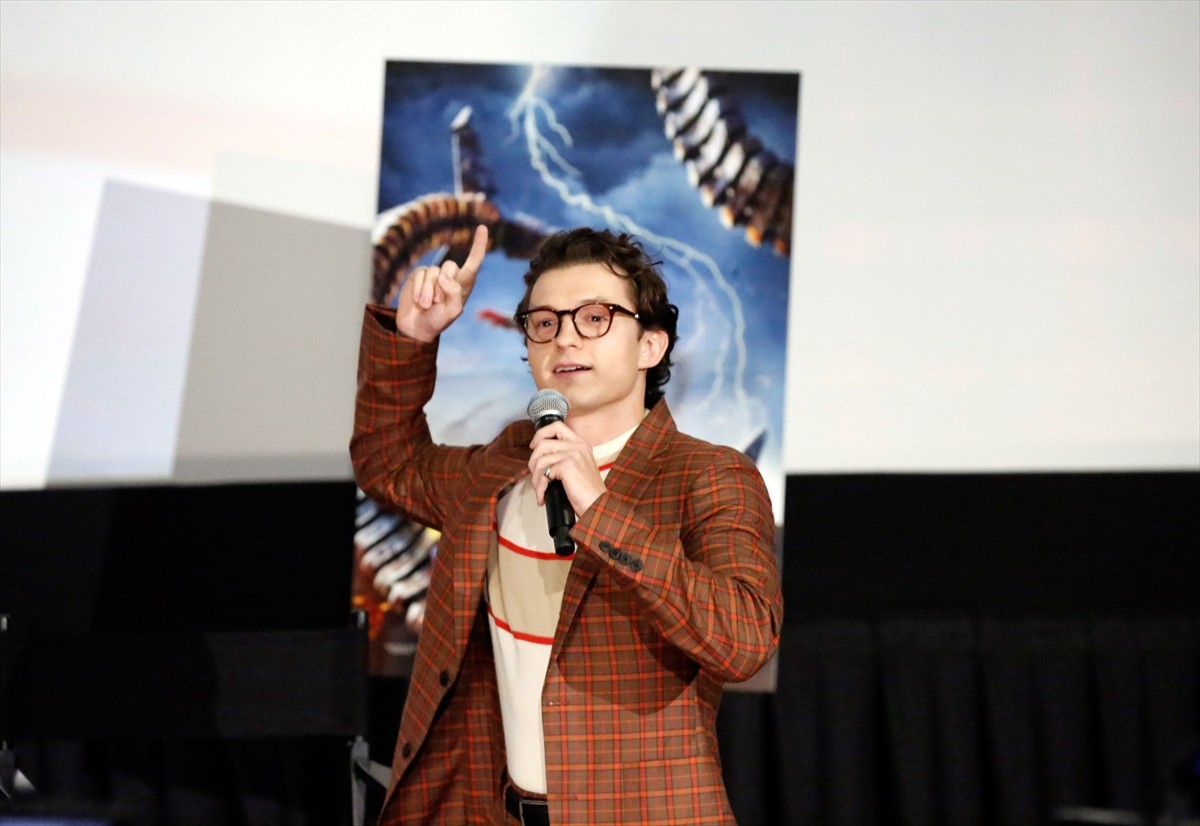 トム・ホランド「これは史上最高級のスーパーヒーロー映画」 『スパイダーマン』新作予告上映イベントに登場