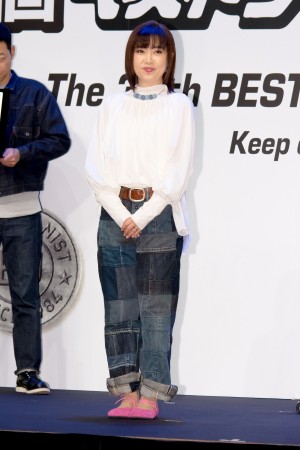 「第38回ベストジーニスト2021」発表会に登場した林原めぐみ