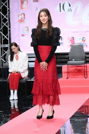 「CanCam 40th Birthday Night」メディア取材会に登場した宮本茉由