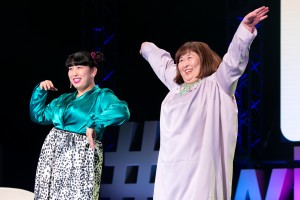 「＃Twitterトレンド大賞 2021」に出席した3時のヒロイン・ゆめっち、かなで