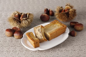 「秋のチーズケーキ（マロン）」＆「秋の手焼きチーズケーキ（マロン）」