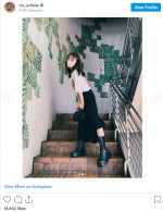 内田理央、新調したブーツを履いたキュートな私服姿　※「内田理央」インスタグラム