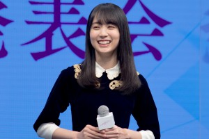 ゲーム『乃木坂的フラクタル』新CM発表会に登場した乃木坂46・賀喜遥香